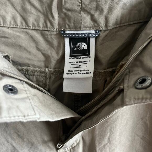 The North Face Women's Almatta Cropped Capri Khaki Pants Size 12 - Picture 12 of 12
